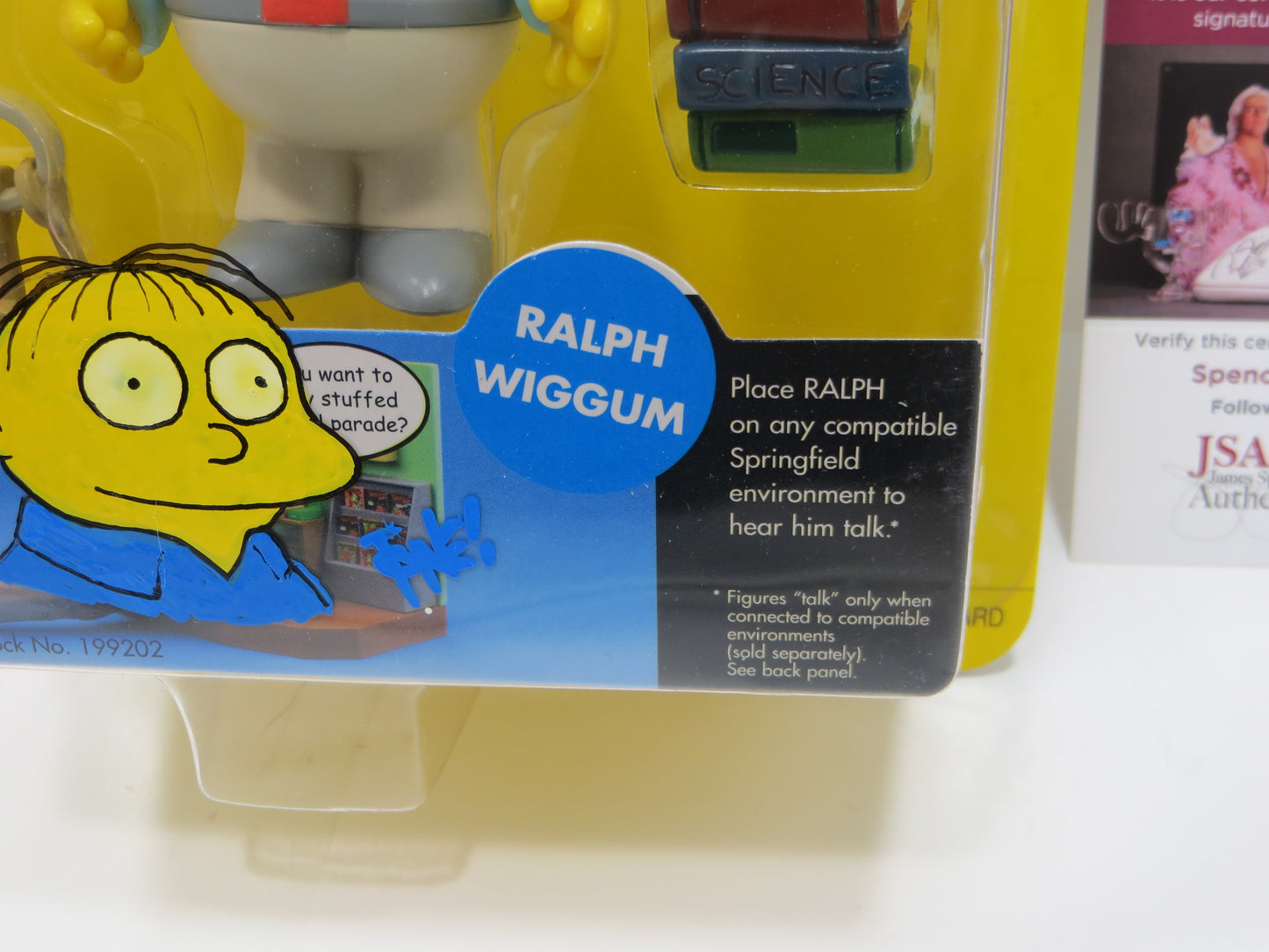TONE RODRIGUEZ SIGNED SKETCHED Ralph Wiggum SIMPSONS FIGURINE JSA