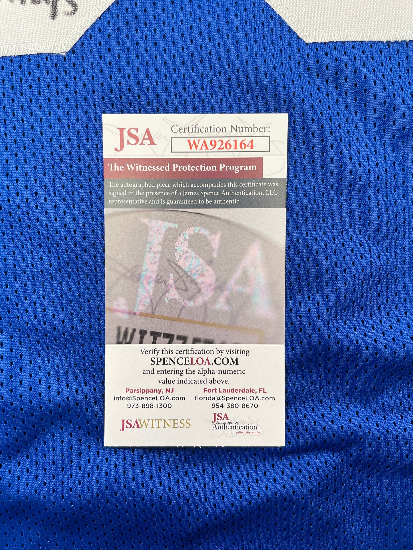 LARRY COLE DALLAS COWBOYS SIGNED BLUE JERSEY w/SB VI & XII Champs XL JSA COA