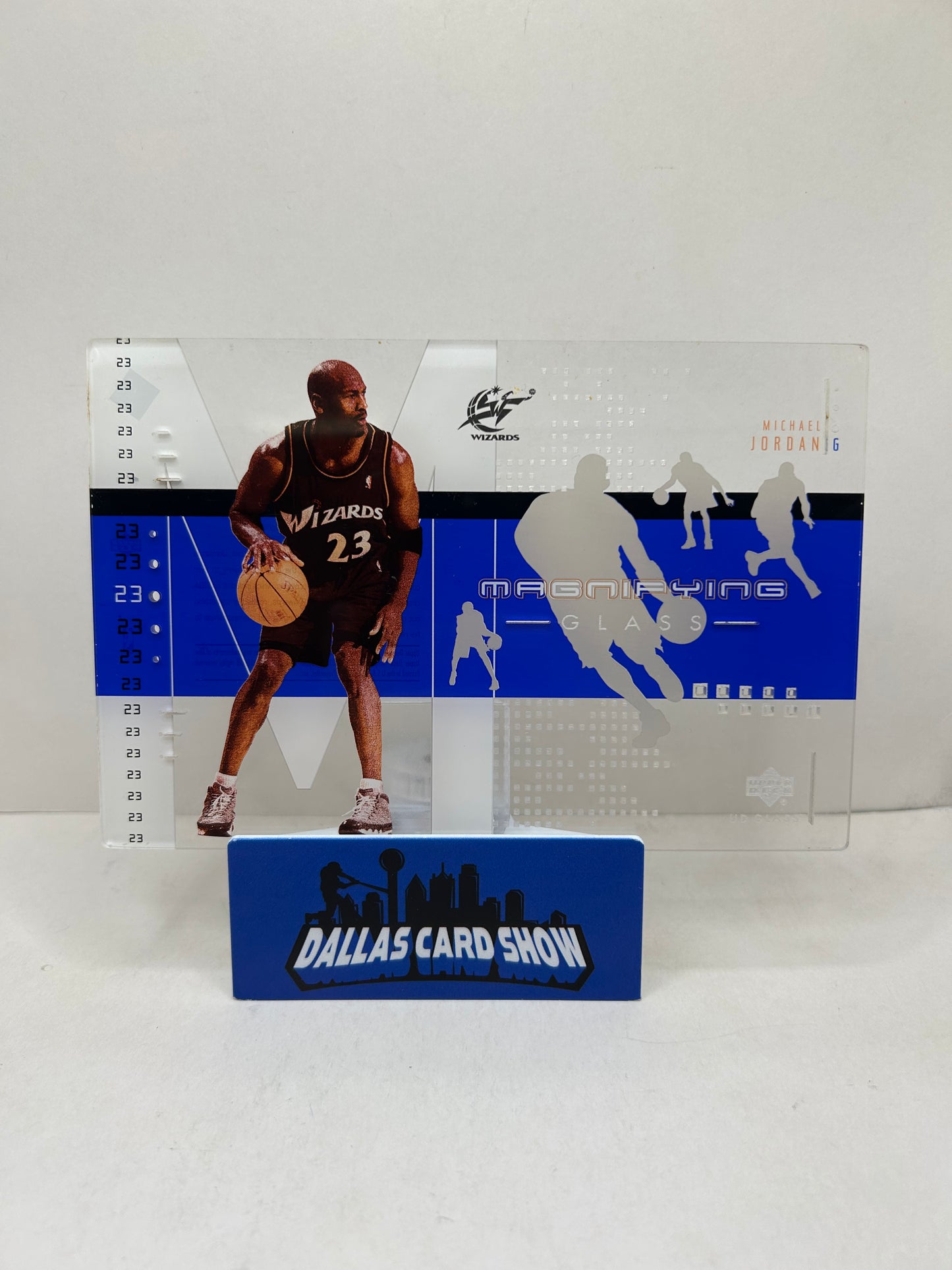 2002-03 Michael Jordan Upper Deck Magnifying Glass Clear Oversized 4"x6" Insert