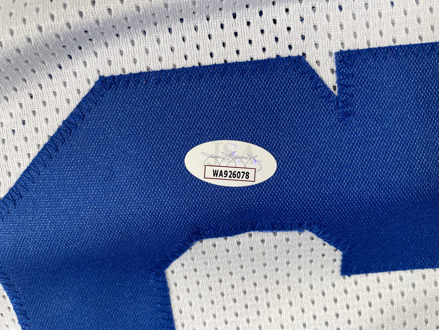 LARRY COLE DALLAS COWBOYS SIGNED WHITE JERSEY w/SB VI & XII Champs XL JSA COA