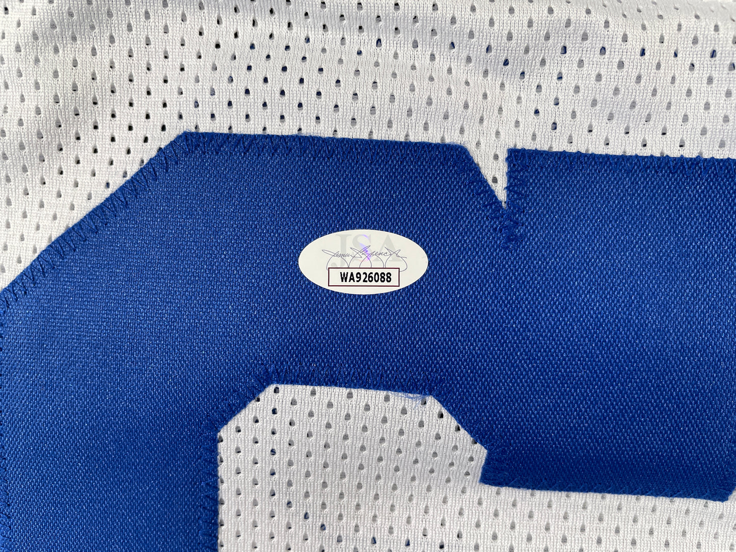 LARRY COLE DALLAS COWBOYS SIGNED WHITE JERSEY w/SB VI & XII Champs XL JSA COA