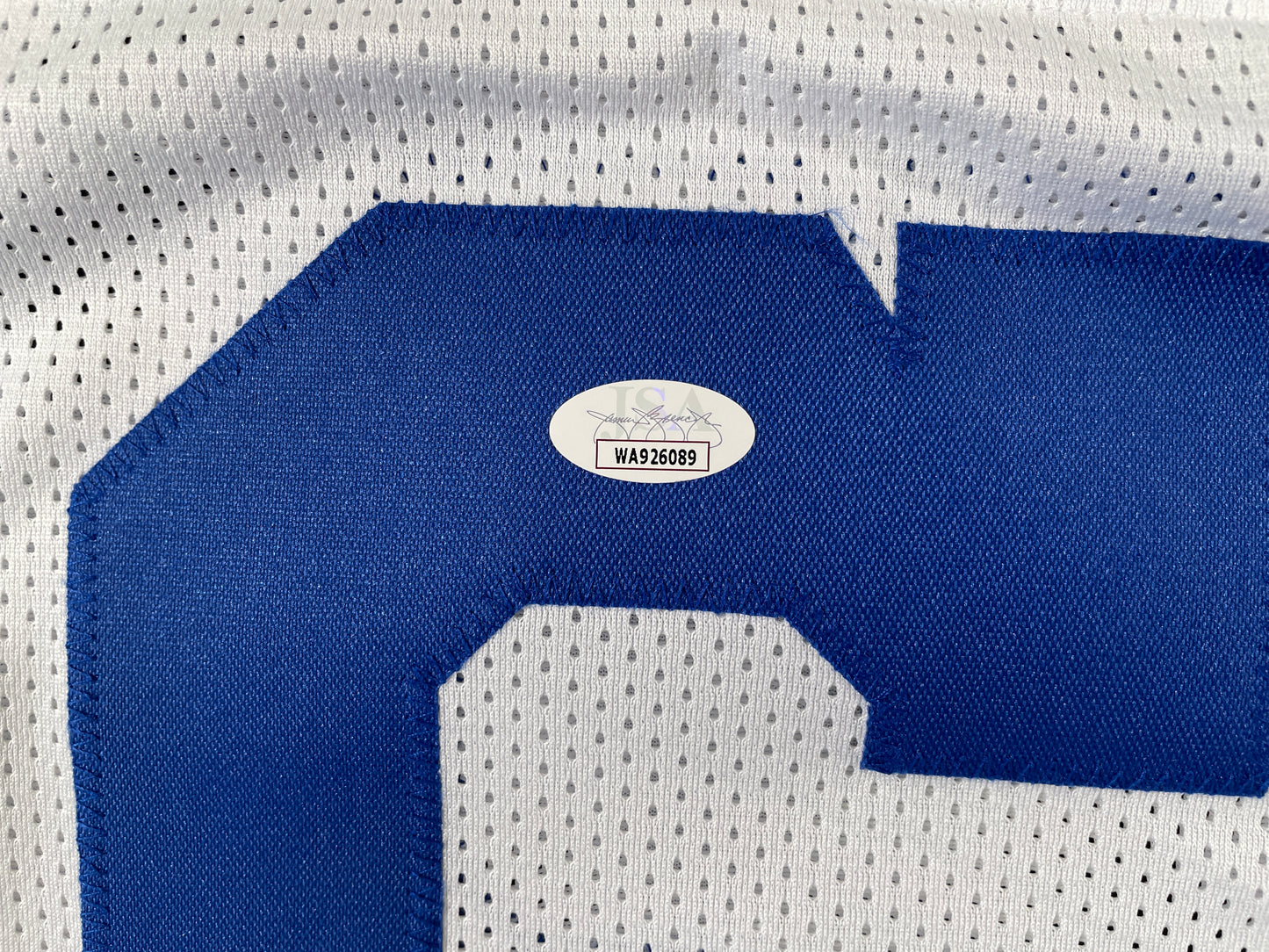 LARRY COLE DALLAS COWBOYS SIGNED WHITE JERSEY w/SB VI & XII Champs XL JSA COA