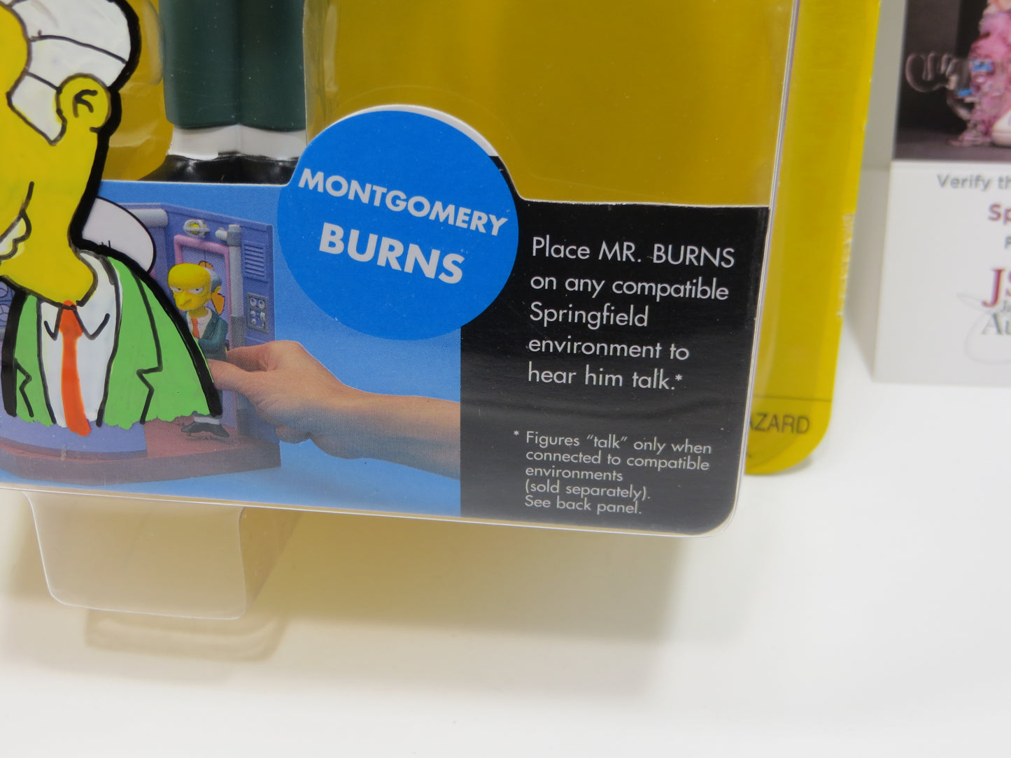 TONE RODRIGUEZ SIGNED SKETCHED Montgomery Burns SIMPSONS FIGURINE JSA