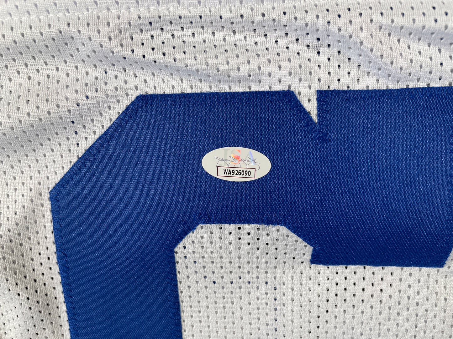 LARRY COLE DALLAS COWBOYS SIGNED WHITE JERSEY w/SB VI & XII Champs XL JSA COA