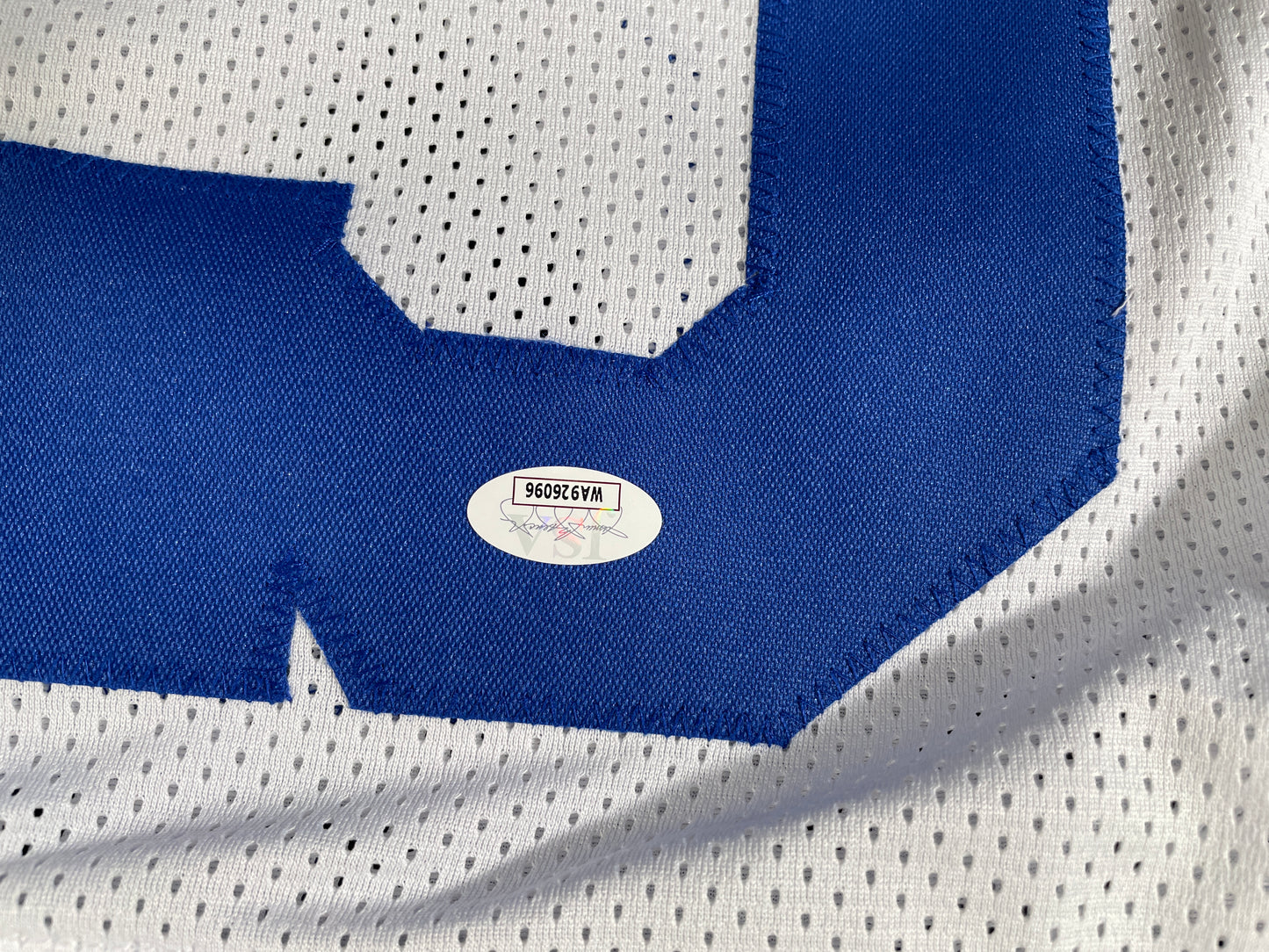 LARRY COLE DALLAS COWBOYS SIGNED WHITE JERSEY w/SB VI & XII Champs XL JSA COA