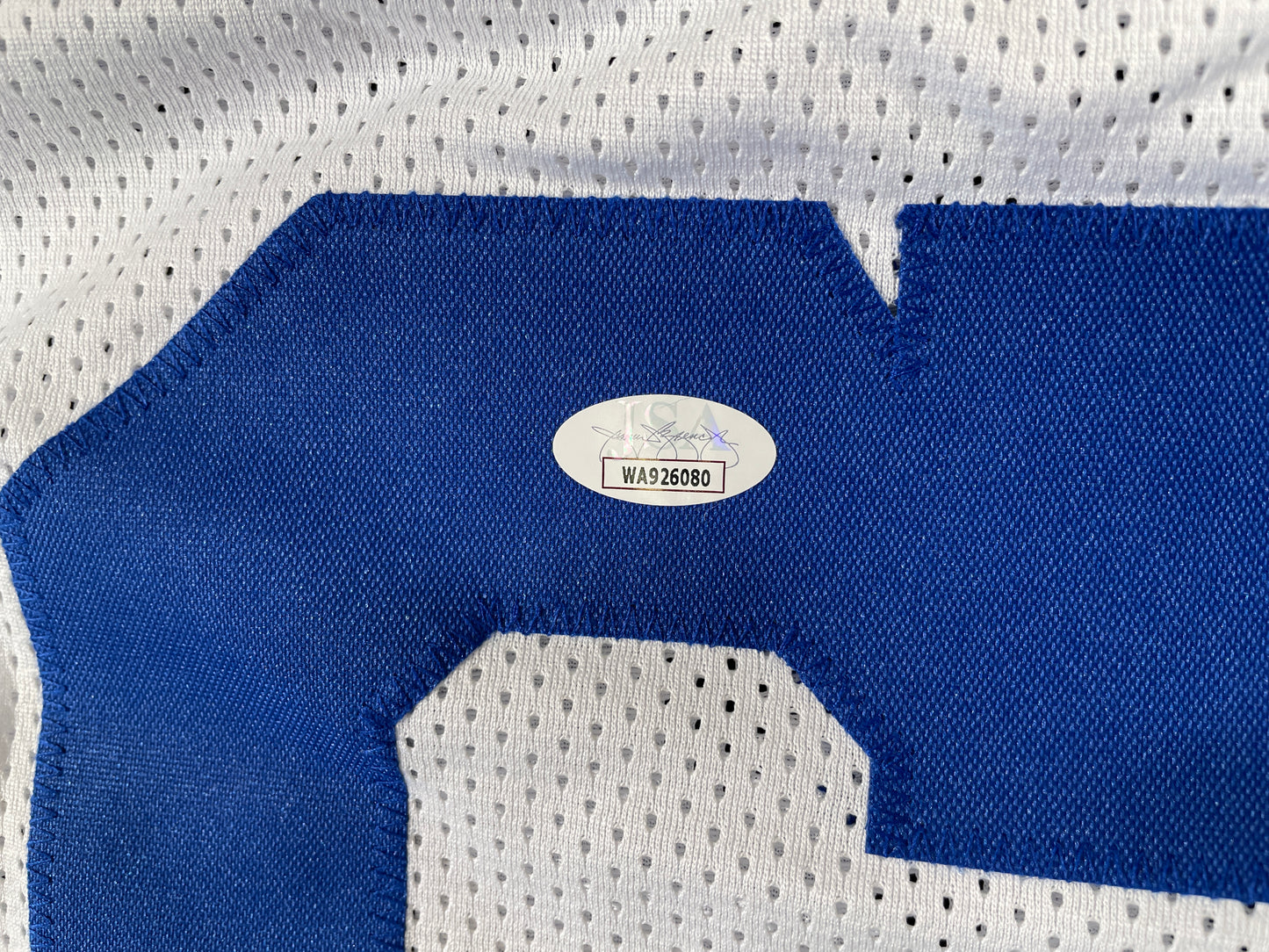 LARRY COLE DALLAS COWBOYS SIGNED WHITE JERSEY w/SB VI & XII Champs XL JSA COA