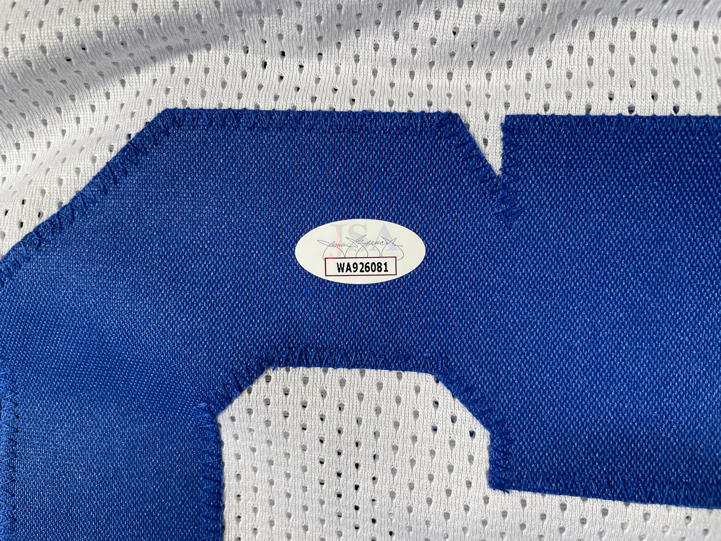 LARRY COLE DALLAS COWBOYS SIGNED WHITE JERSEY w/SB VI & XII Champs XL JSA COA