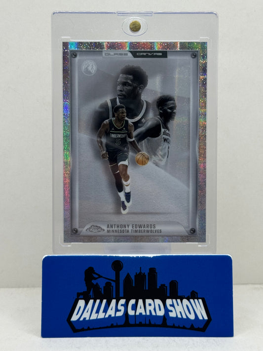 2025-26 Topps Chrome Glass Canvas  #GC8 Anthony Edwards