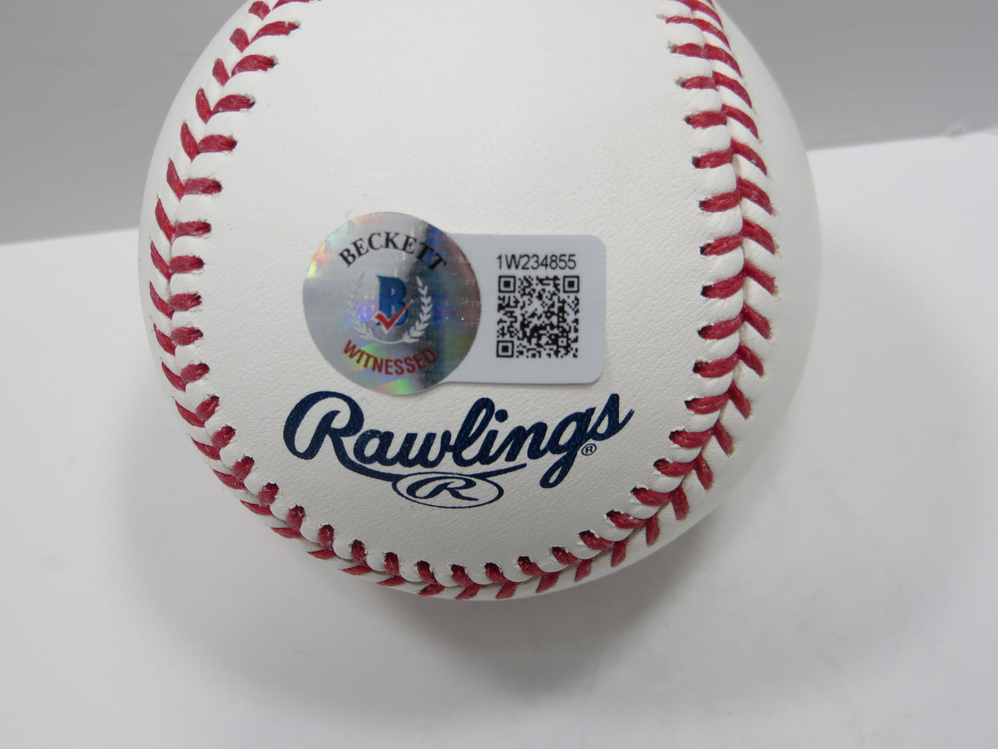 CODY BRADFORD TEXAS RANGERS RAWLINGS 2023 WORLD SERIES BASEBALL w/INSC BAS