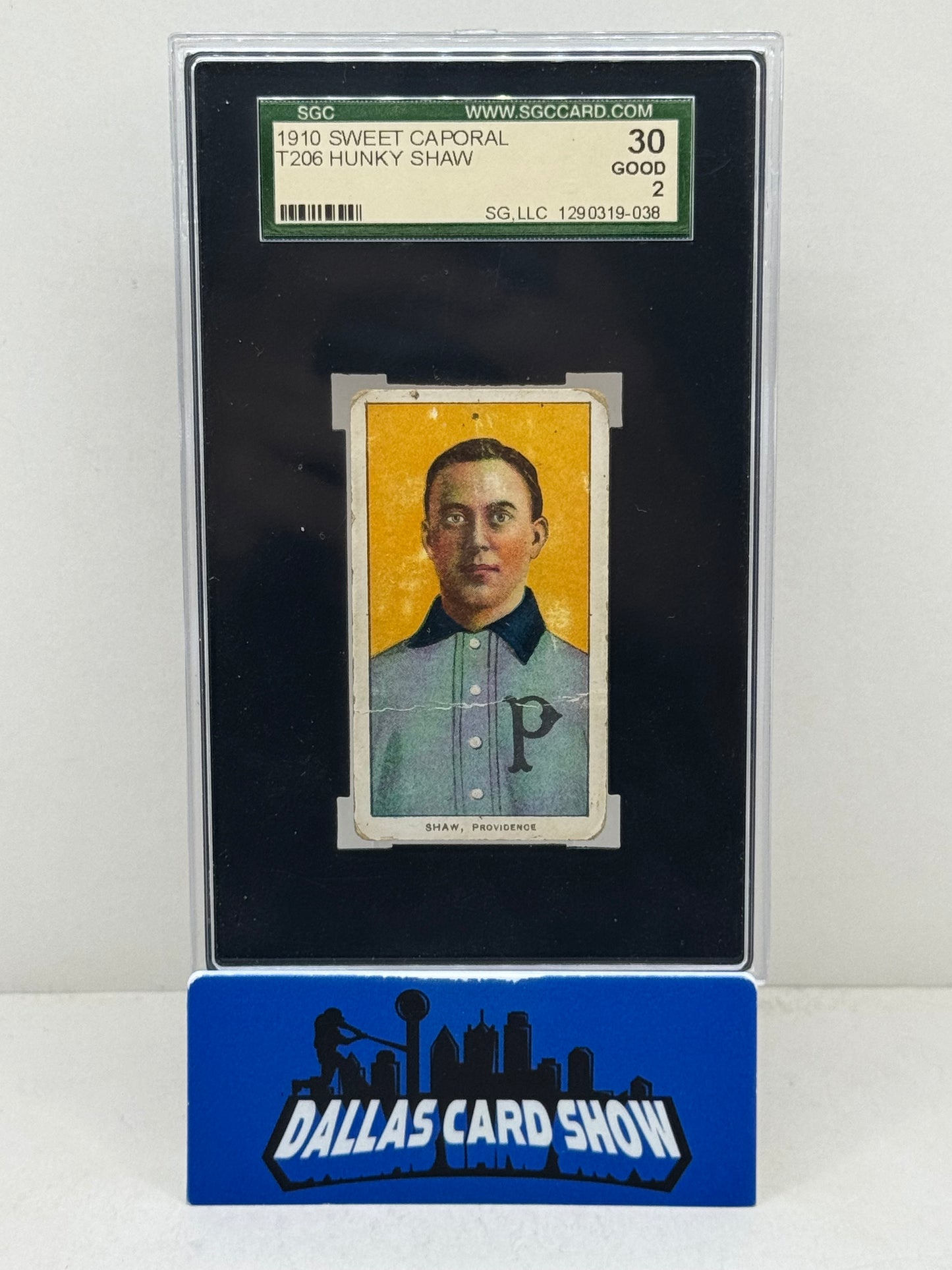 1910 Sweet Caporal T206 Hunky Shaw SGC 30 (2.0)