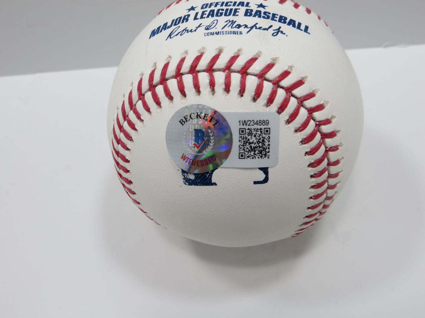 EVAN CARTER TEXAS RANGERS SIGNED Rawlings OML Baseball BAS