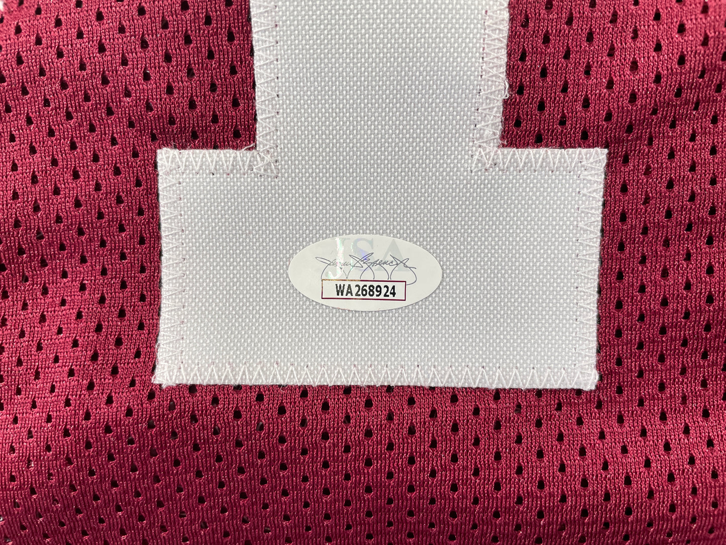 SPUD WEBB NC STATE WOLFPACK SIGNED JERSEY w/GO STATE XL JSA COA