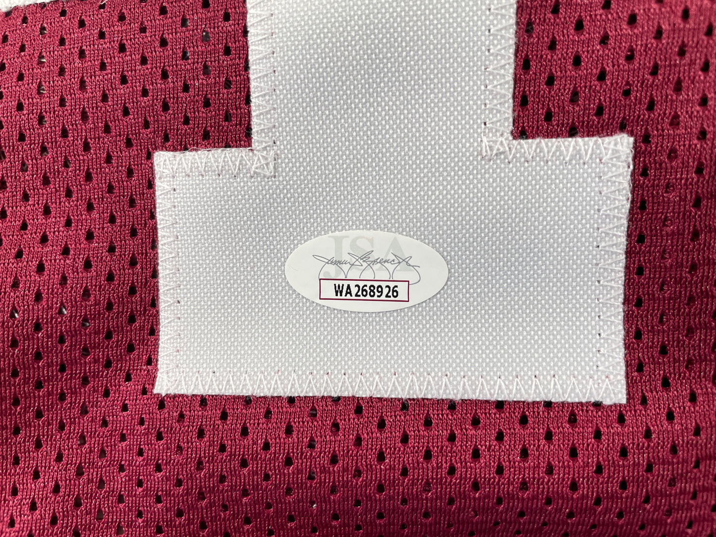 SPUD WEBB NC STATE WOLFPACK SIGNED JERSEY w/GO STATE XL JSA COA