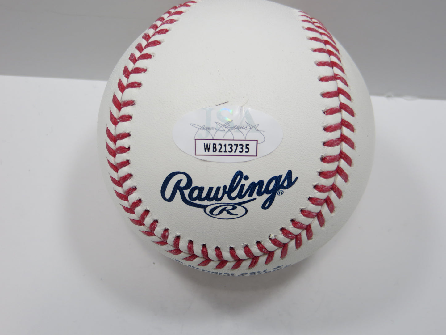 EVAN CARTER TEXAS RANGERS SIGNED Rawlings 2023 World Series Baseball JSA