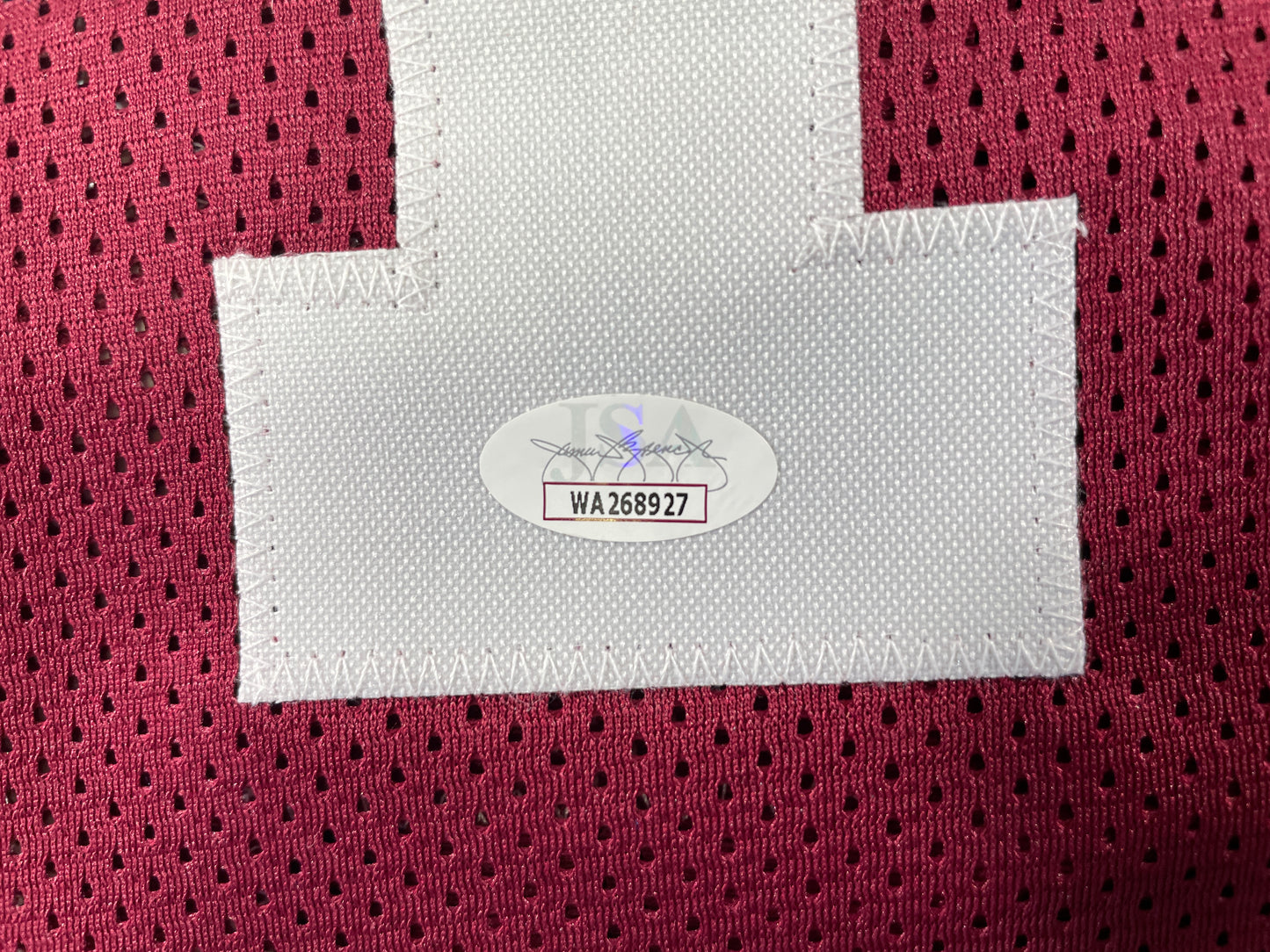 SPUD WEBB NC STATE WOLFPACK SIGNED JERSEY w/GO STATE XL JSA COA