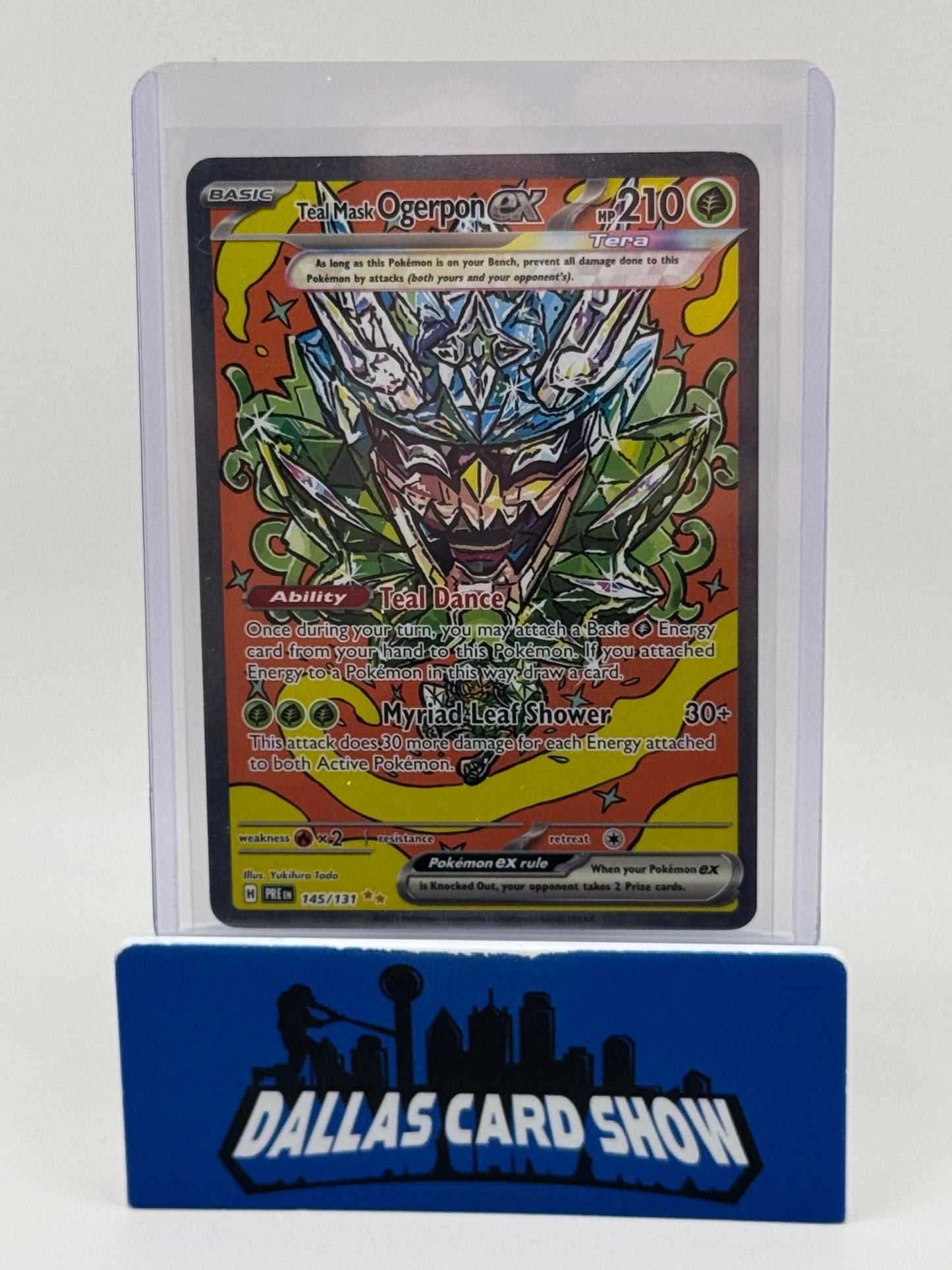 2025 Pokemon - Teal Mask Ogerpon ex (SIR) - 145/131 Prismatic Evolutions