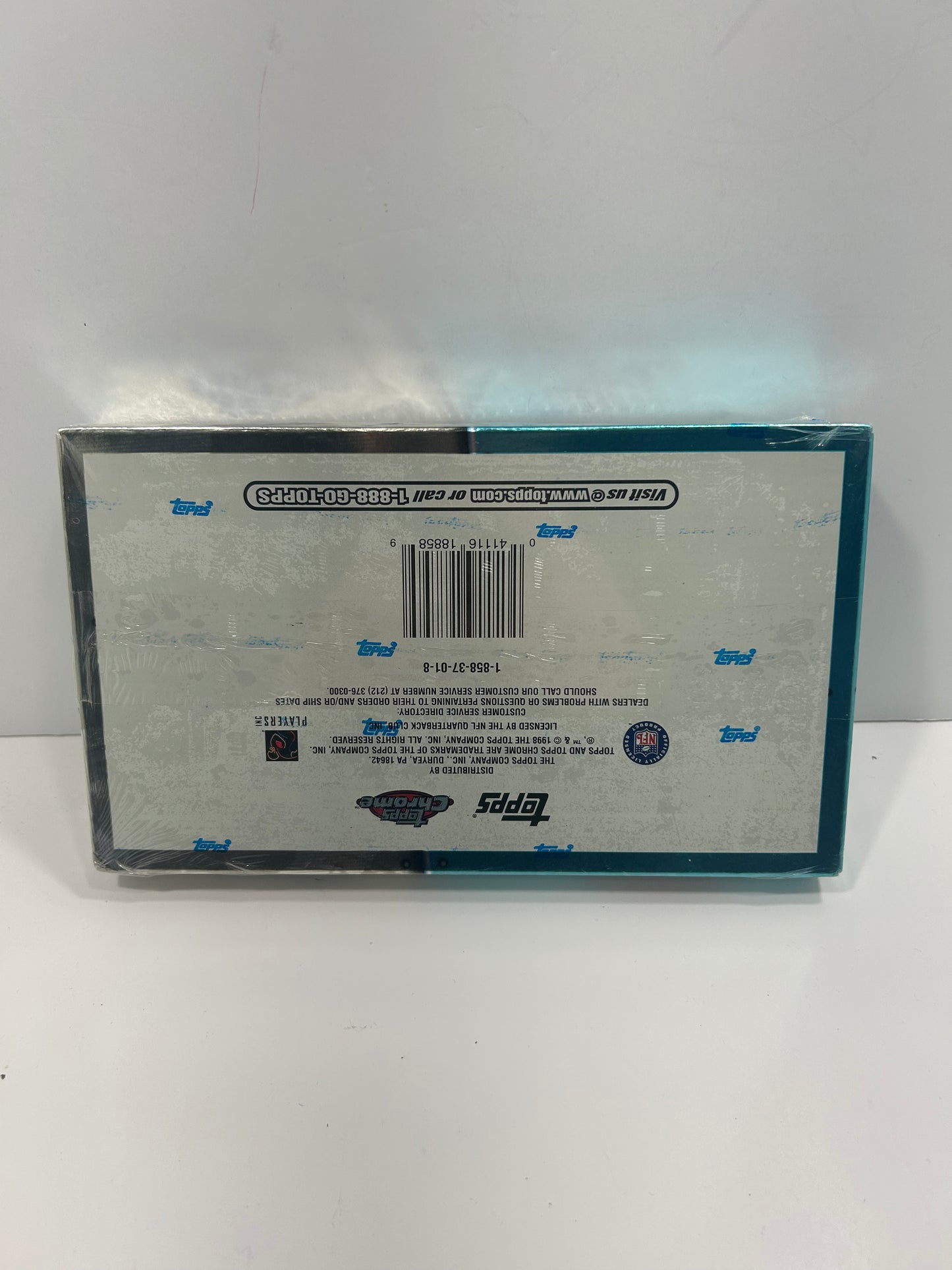 1998 Topps Chrome Football Factory Sealed Hobby Box (24 Packs) Manning Moss Woodson