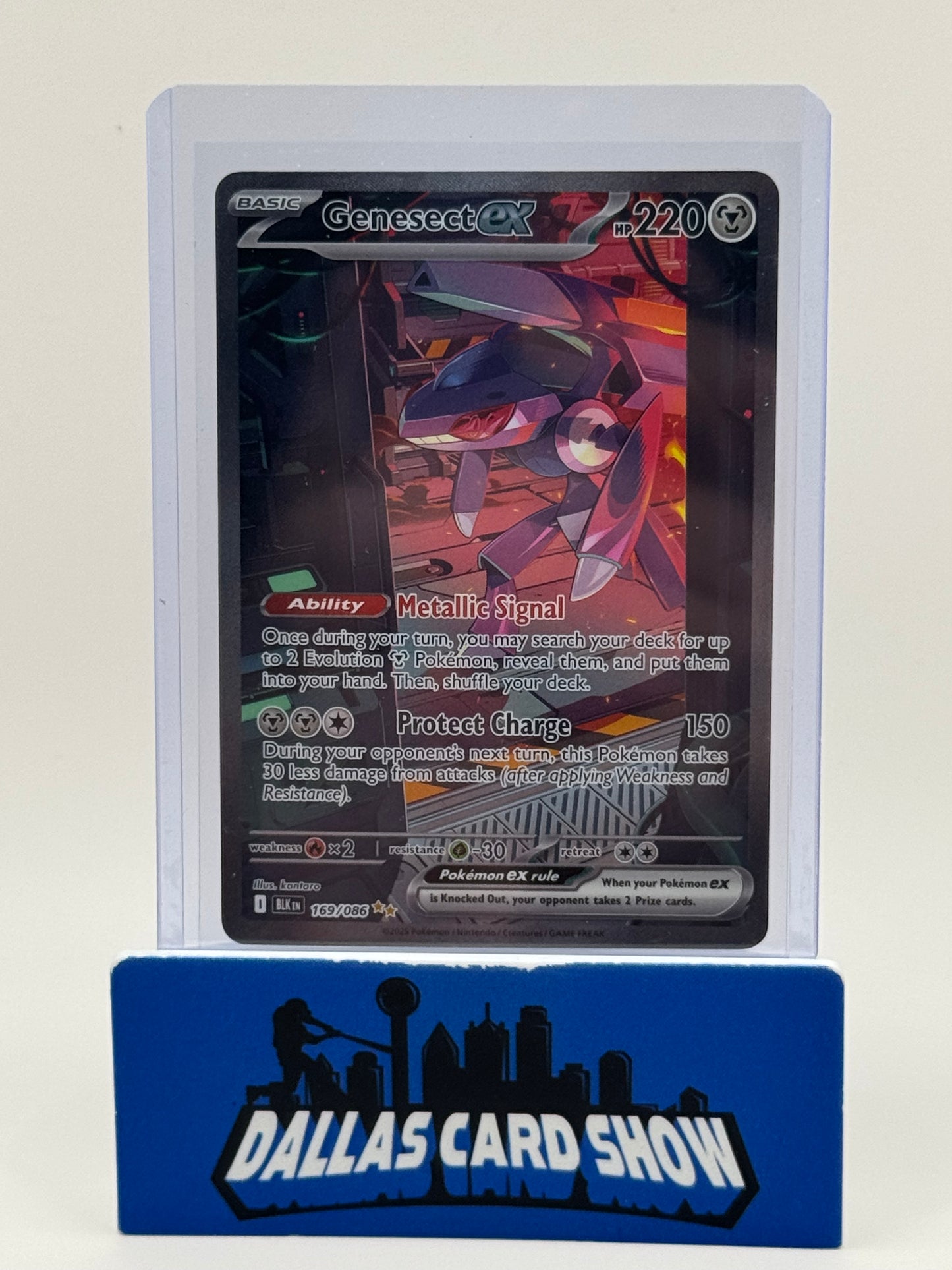 2025 Pokemon - Genesect ex (SIR) - 169/086 Black Bolt