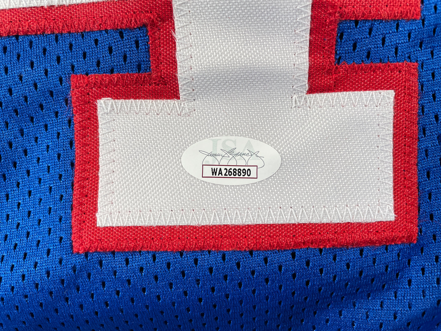 SPUD WEBB SACRAMENTO KINGS SIGNED JERSEY NC STATE WOLFPACK XL JSA COA