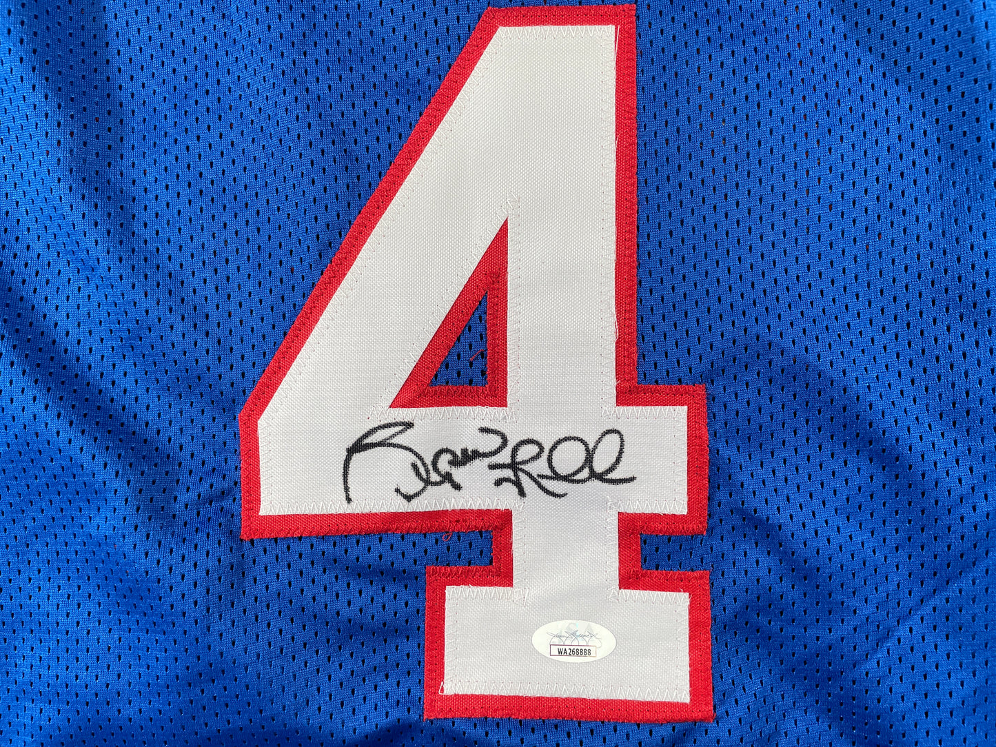 SPUD WEBB SACRAMENTO KINGS SIGNED JERSEY NC STATE WOLFPACK XL JSA COA