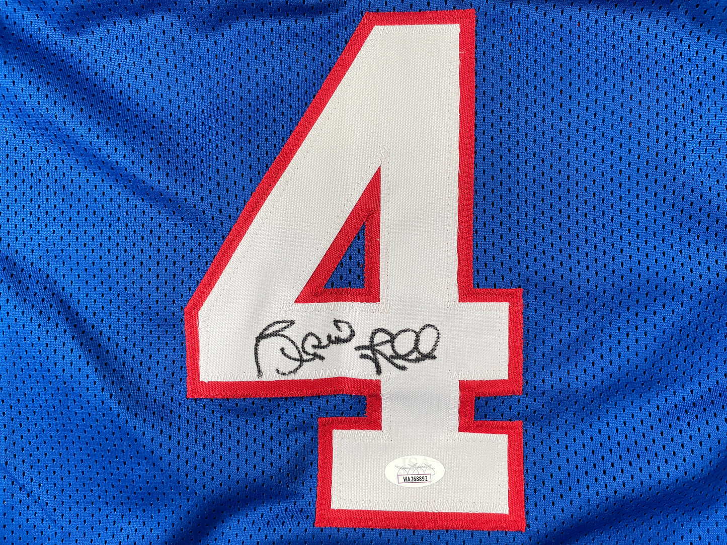 SPUD WEBB SACRAMENTO KINGS SIGNED JERSEY NC STATE WOLFPACK XL JSA COA