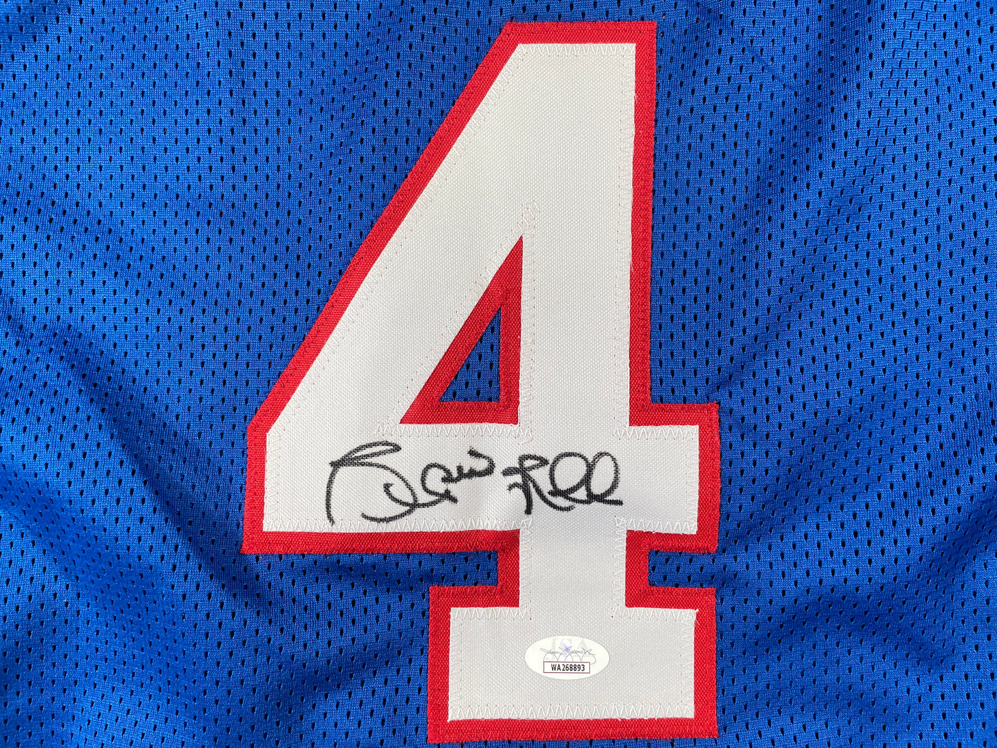 SPUD WEBB SACRAMENTO KINGS SIGNED JERSEY NC STATE WOLFPACK XL JSA COA