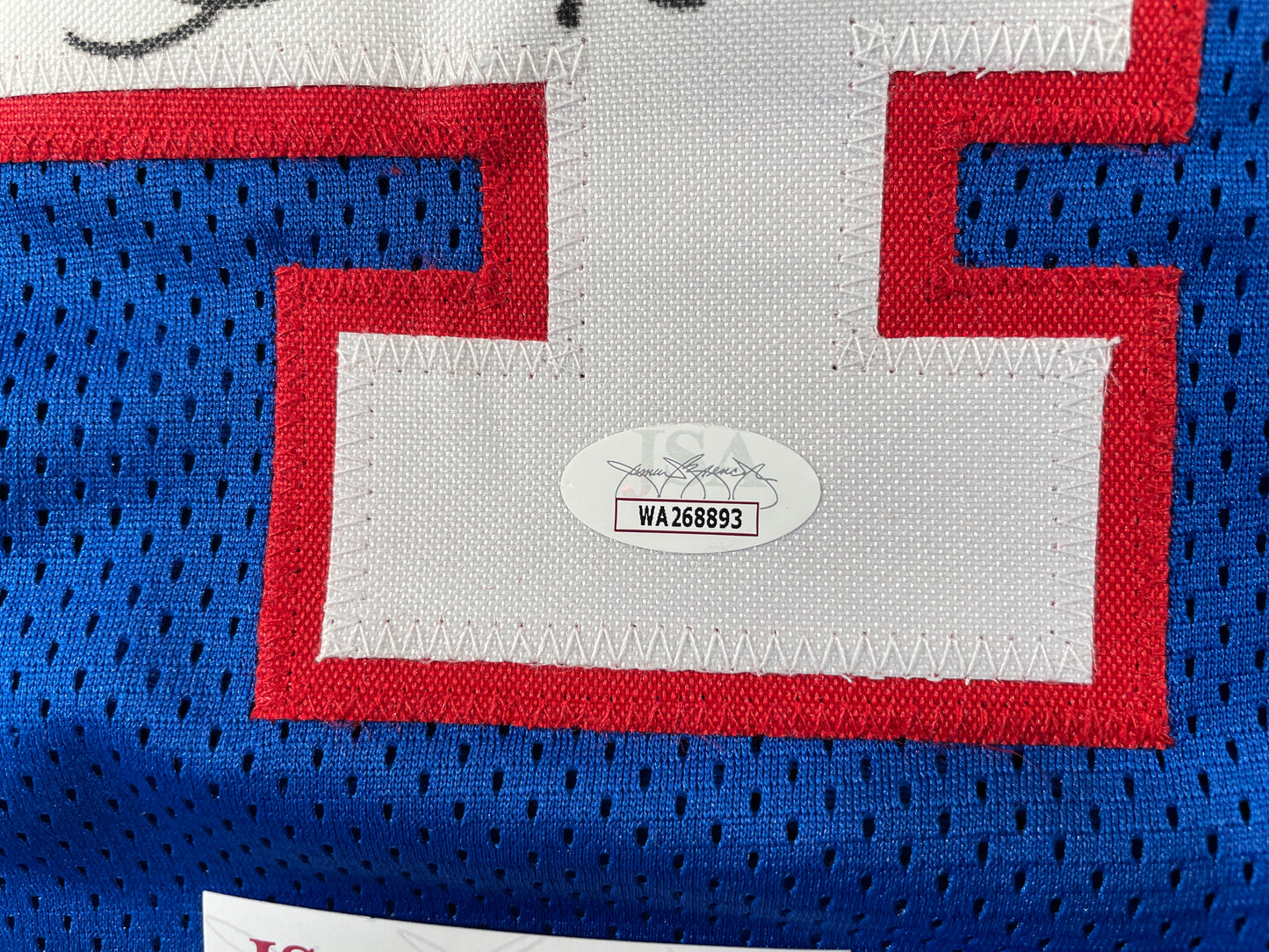 SPUD WEBB SACRAMENTO KINGS SIGNED JERSEY NC STATE WOLFPACK XL JSA COA