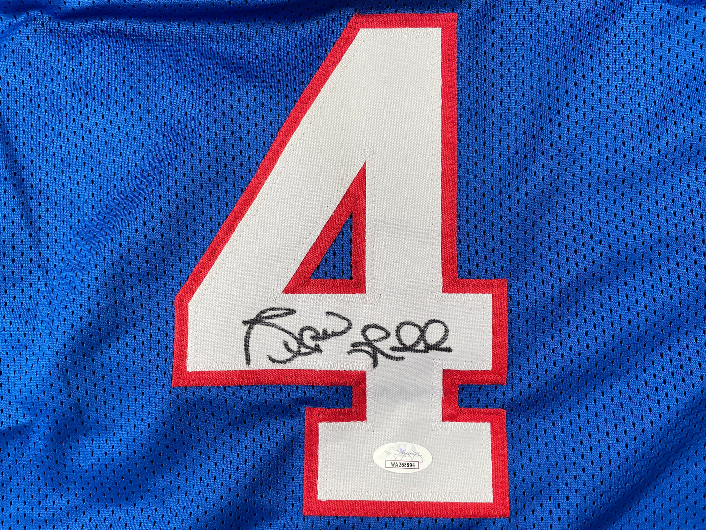 SPUD WEBB SACRAMENTO KINGS SIGNED JERSEY NC STATE WOLFPACK XL JSA COA