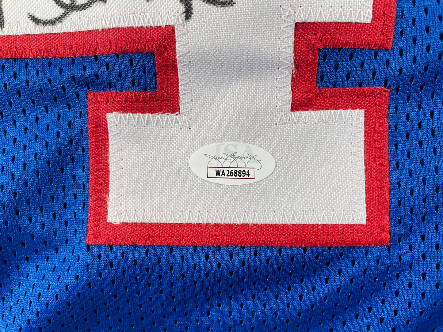 SPUD WEBB SACRAMENTO KINGS SIGNED JERSEY NC STATE WOLFPACK XL JSA COA