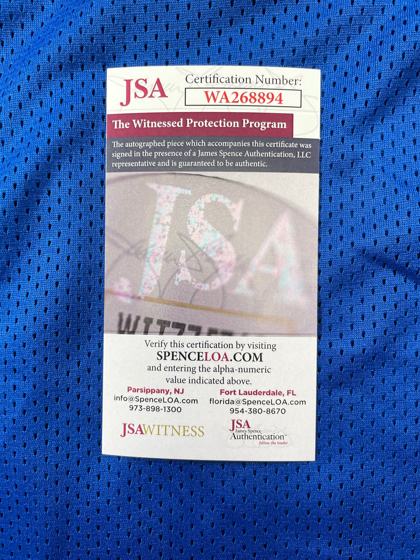 SPUD WEBB SACRAMENTO KINGS SIGNED JERSEY NC STATE WOLFPACK XL JSA COA