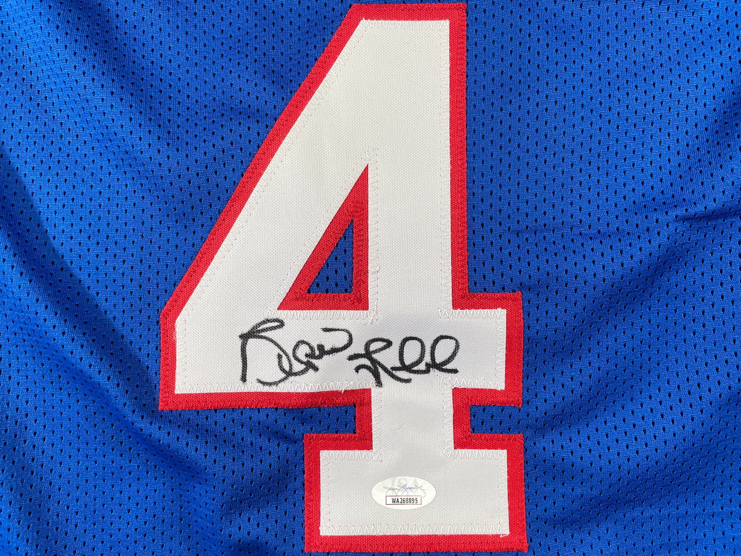 SPUD WEBB SACRAMENTO KINGS SIGNED JERSEY NC STATE WOLFPACK XL JSA COA