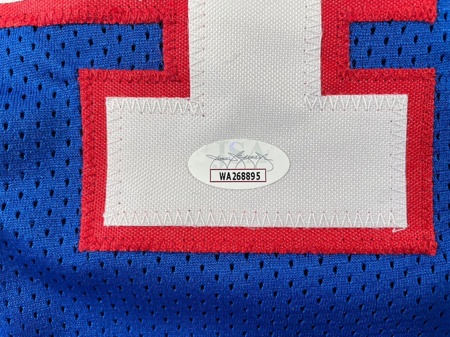 SPUD WEBB SACRAMENTO KINGS SIGNED JERSEY NC STATE WOLFPACK XL JSA COA