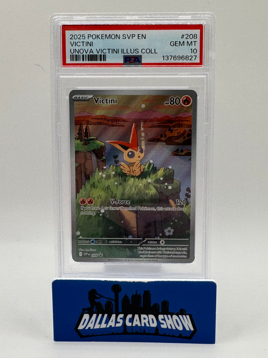 2025 Pokemon - Victini (Illustration Rare) - SVP208 PSA 10