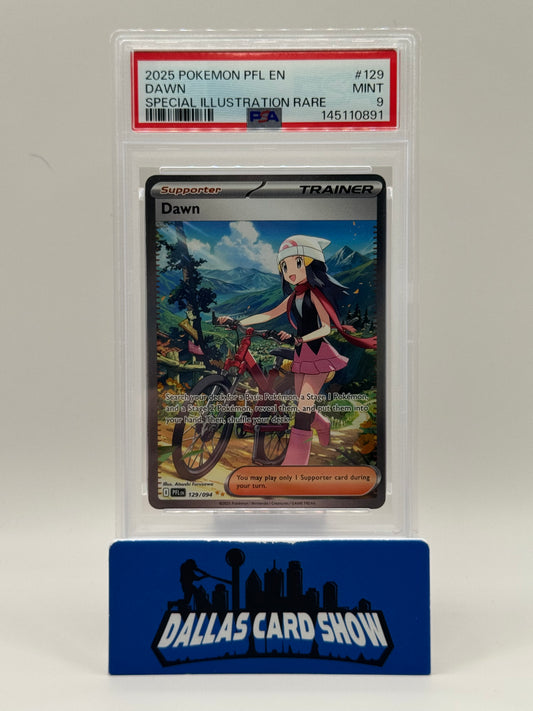 2025 Pokemon - Dawn (SIR) - 129/094 Phantasmal Flames PSA 9