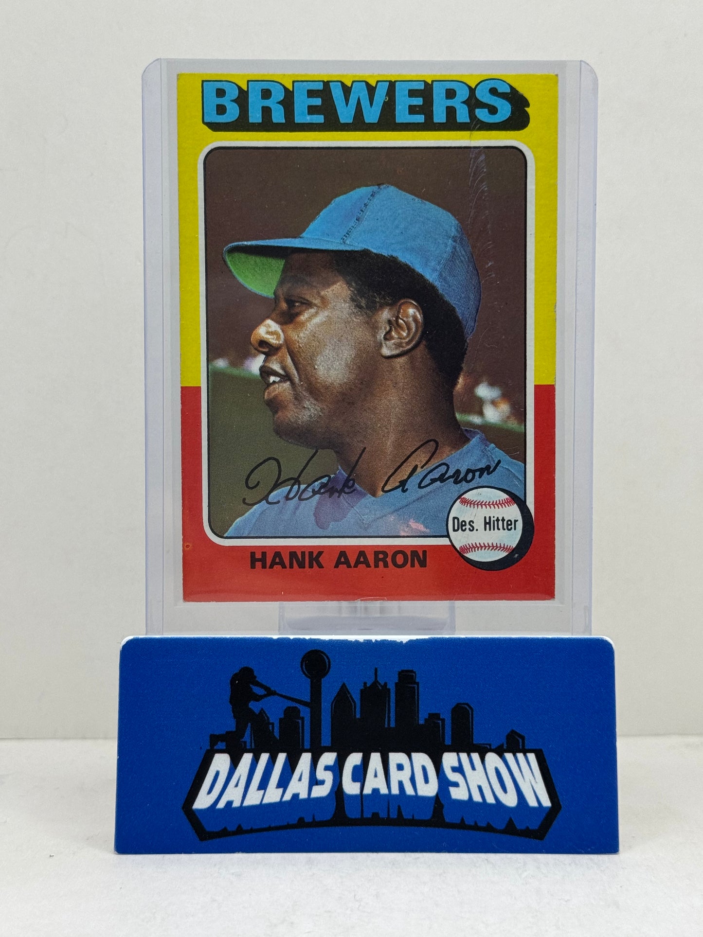 1975 Topps #660 Hank Aaron Brewers