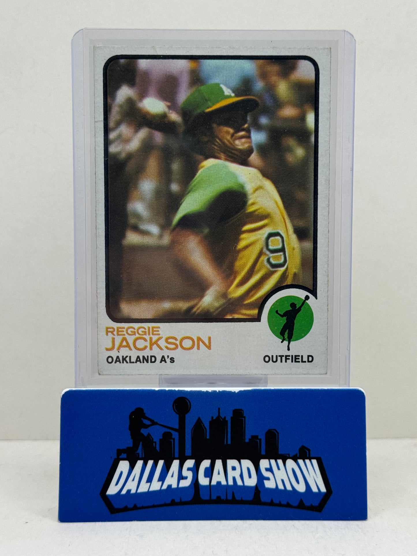 Reggie Jackson #255 1973 Topps Oakland Athletics Yankees Baseball Card MLB