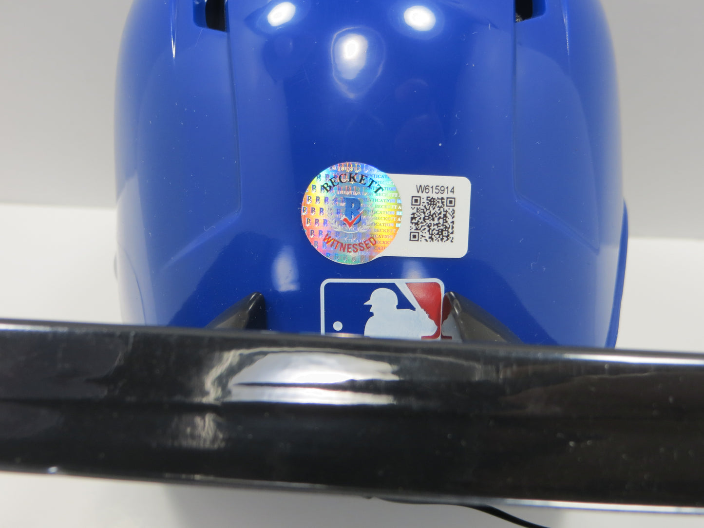MARCUS SEMIEN TEXAS RANGERS SIGNED Mini Helmet BAS COA
