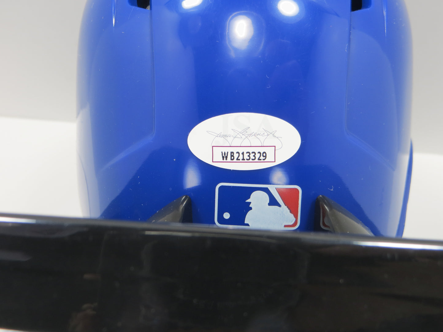 MARCUS SEMIEN TEXAS RANGERS SIGNED Mini Helmet JSA COA