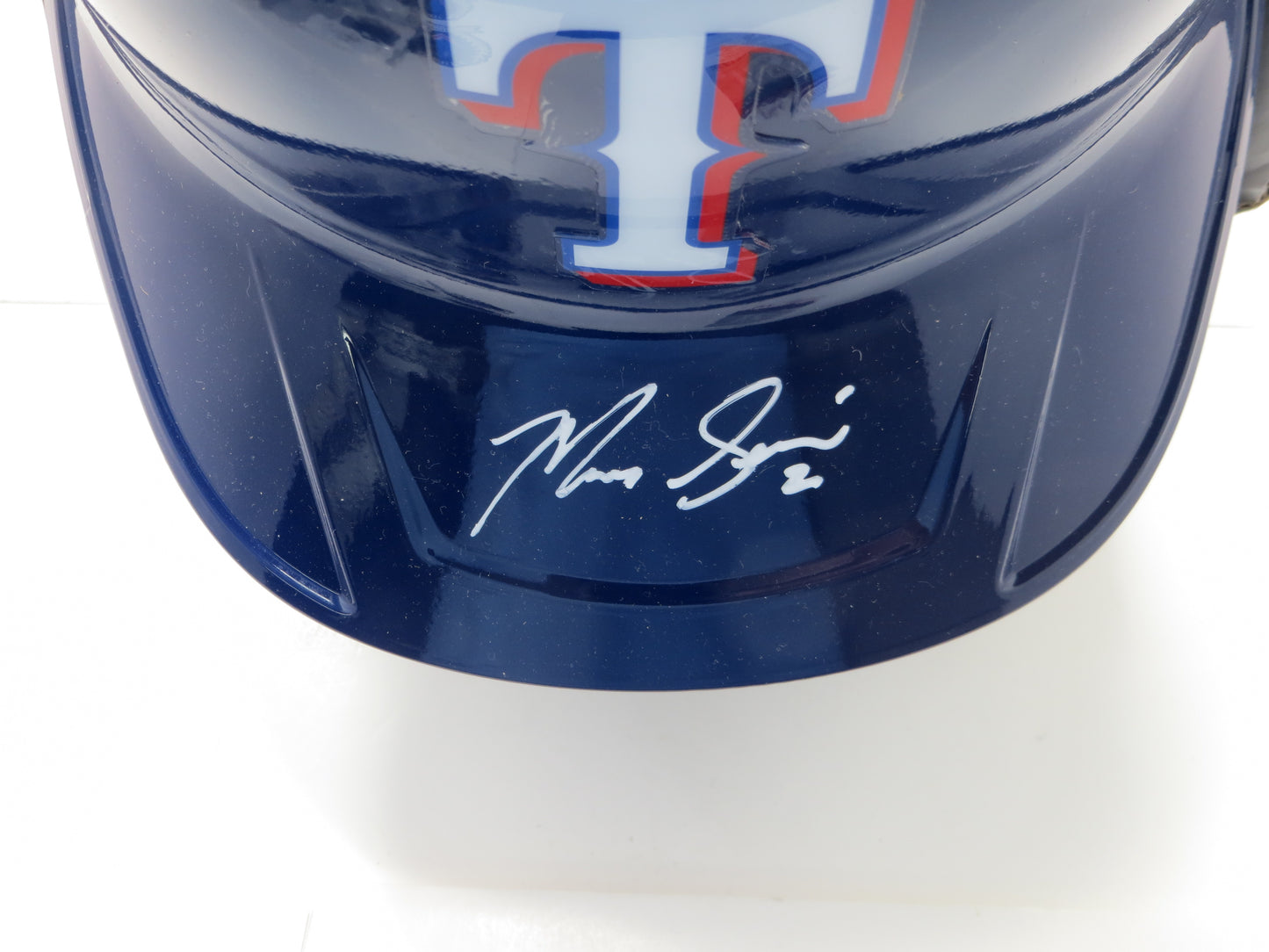 MARCUS SEMIEN TEXAS RANGERS SIGNED FULL SIZE Helmet JSA COA