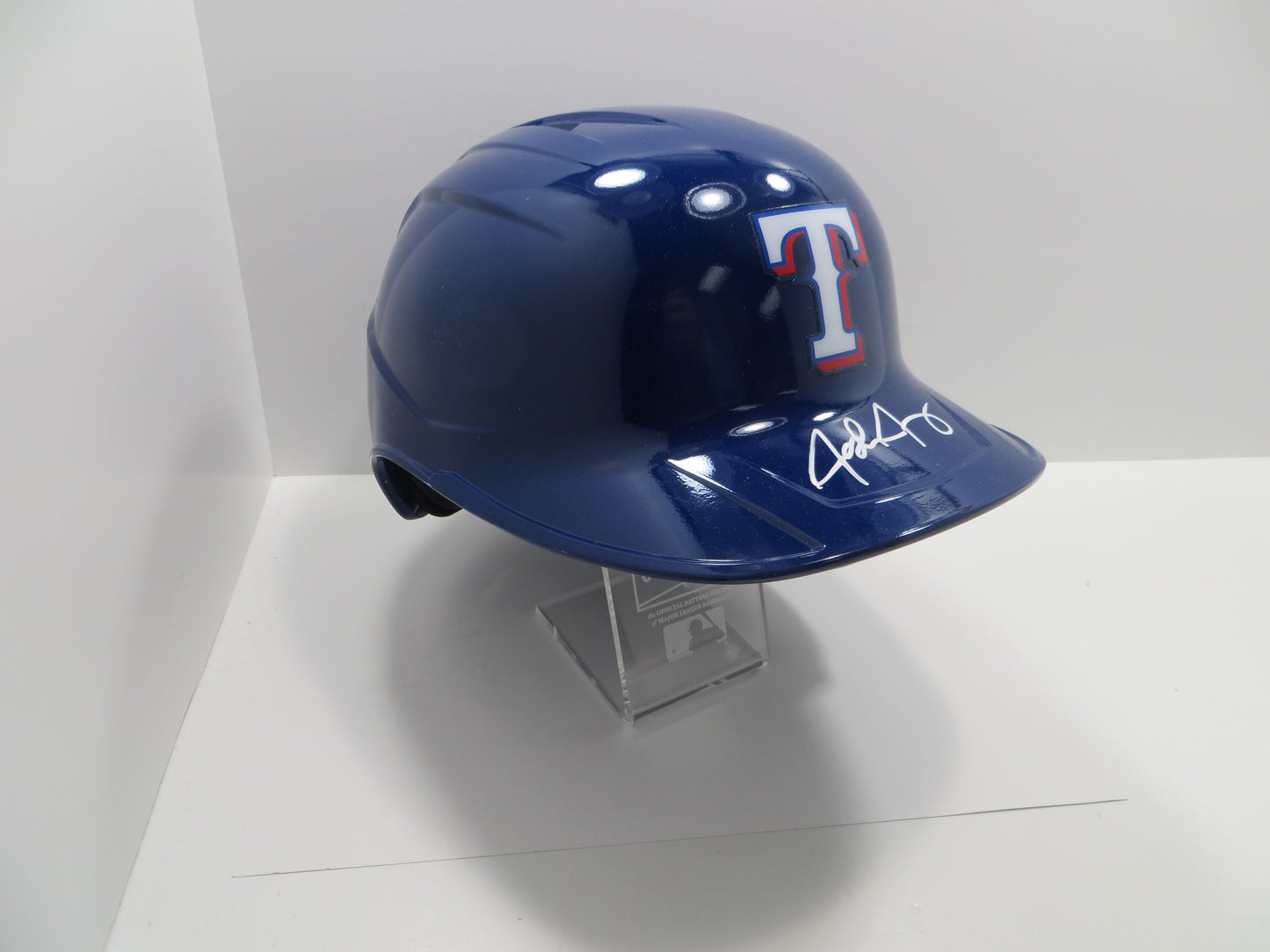 JOSH JUNG TEXAS RANGERS SIGNED Rawlings FULL SIZE HELMET BAS