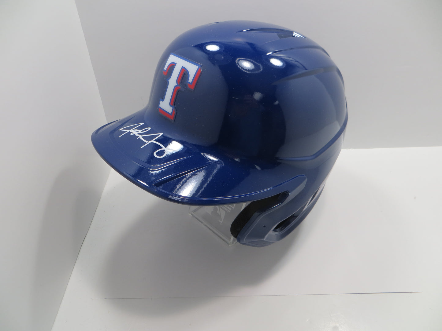 JOSH JUNG TEXAS RANGERS SIGNED Rawlings FULL SIZE HELMET BAS
