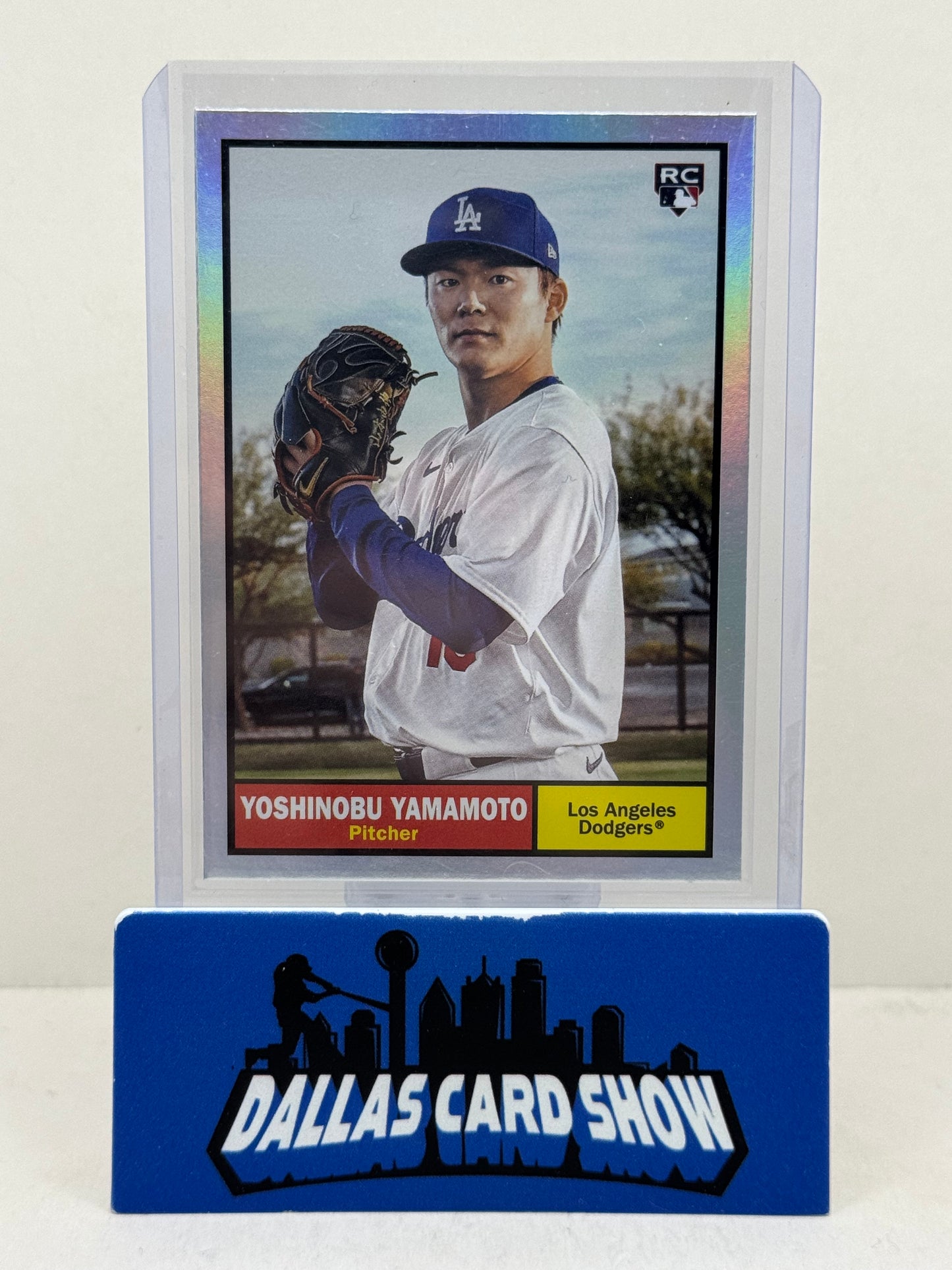 2024 Topps Archives YOSHINOBU YAMAMOTO RC #61 Rainbow Foil /199 LA Dodgers