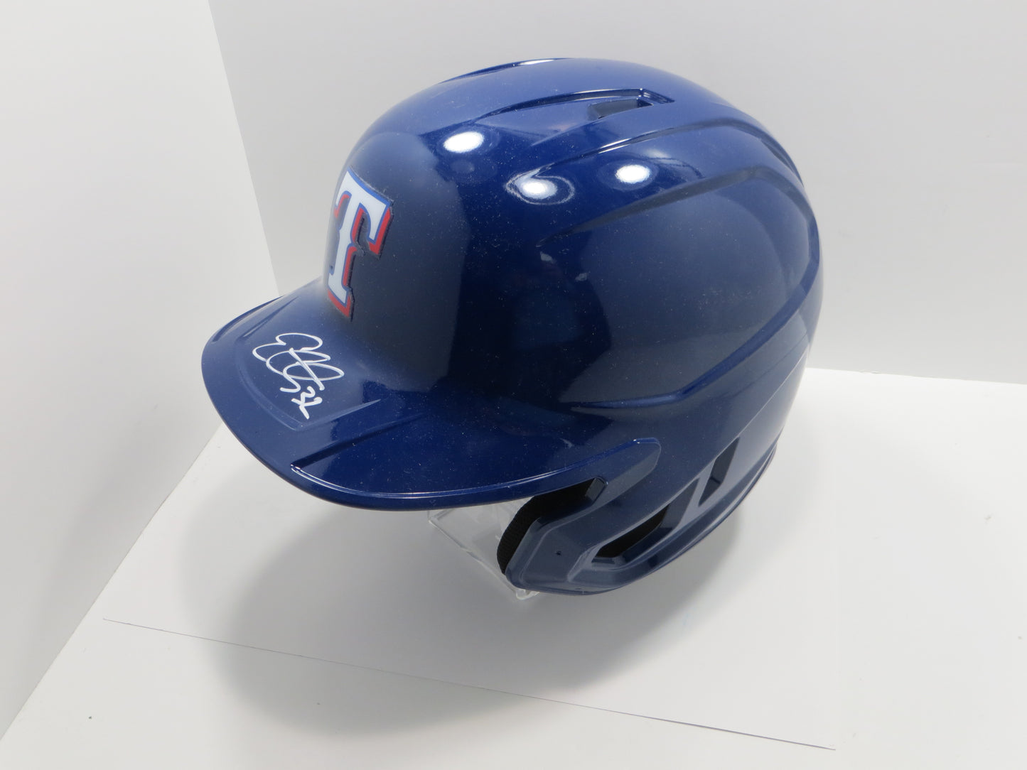 EVAN CARTER TEXAS RANGERS SIGNED Rawlings FULL SIZE BATTING HELMET JSA