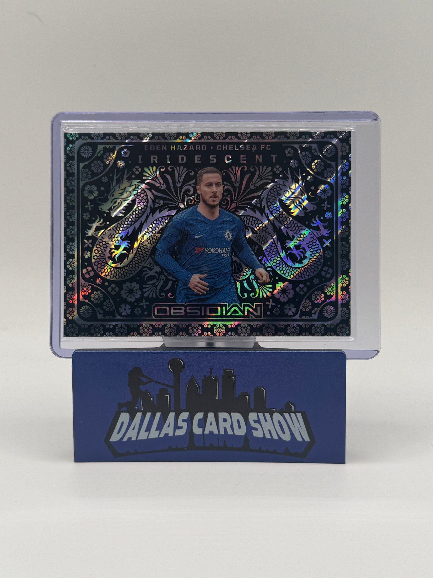 2024-25 Obsidian Soccer Eden Hazard #9 Iridescent Case Hit SP Chelsea FC