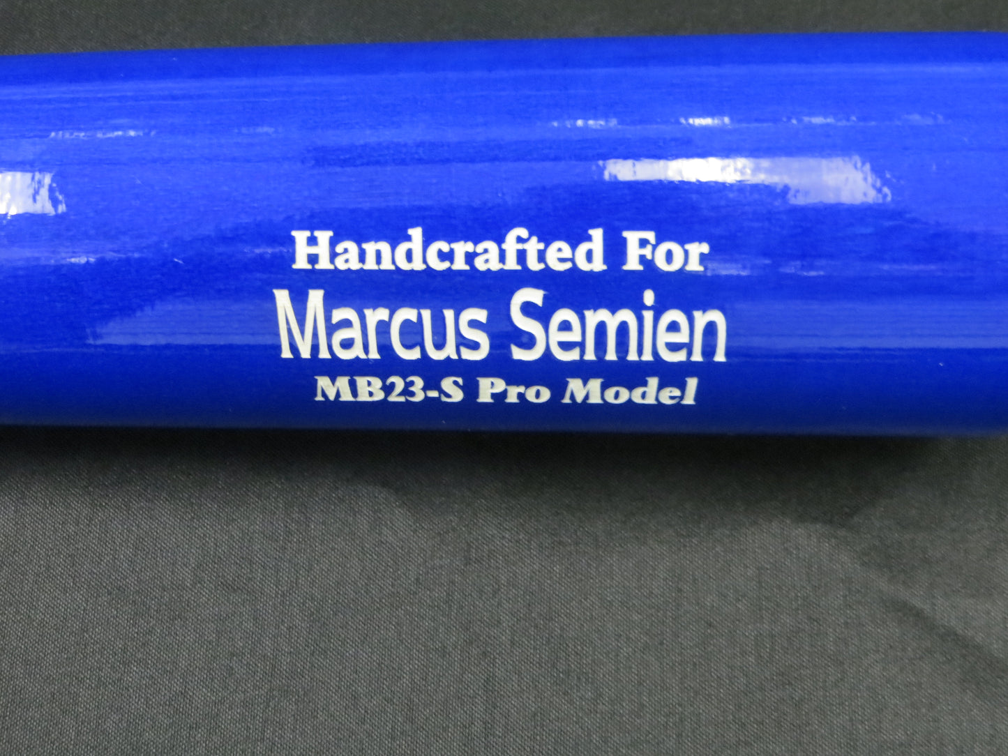 MARCUS SEMIEN TEXAS RANGERS SIGNED Marucci PLAYER GAME Bat JSA COA