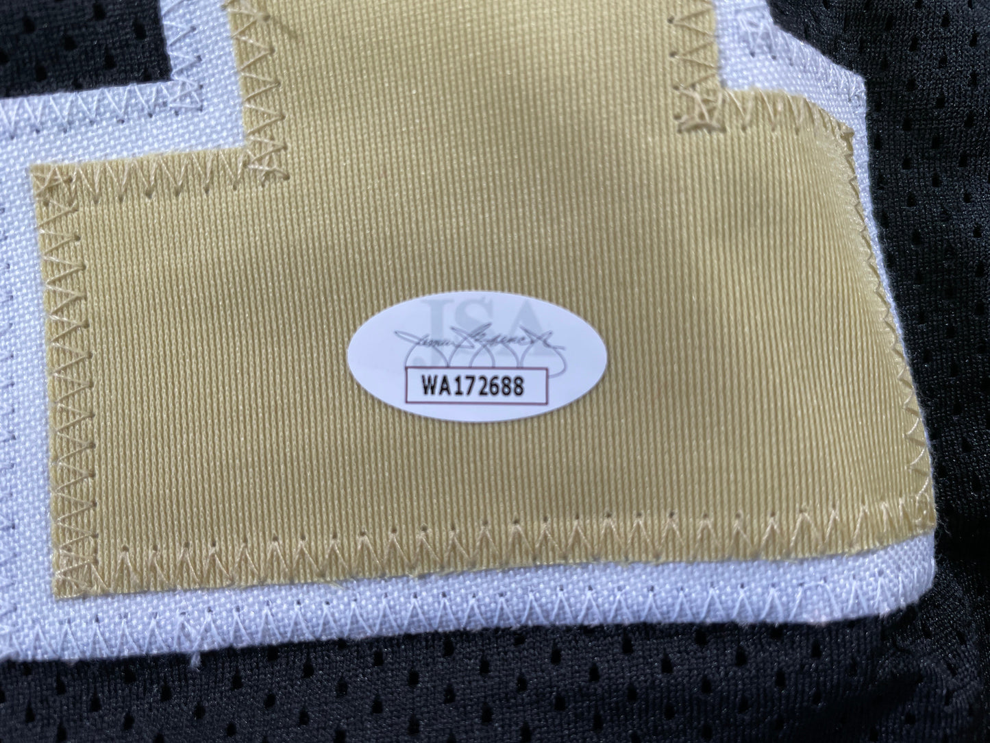 RICKY WILLIAMS NEW ORLEANS SAINTS SIGNED JERSEY w/"Puff,Puff,Run" JSA