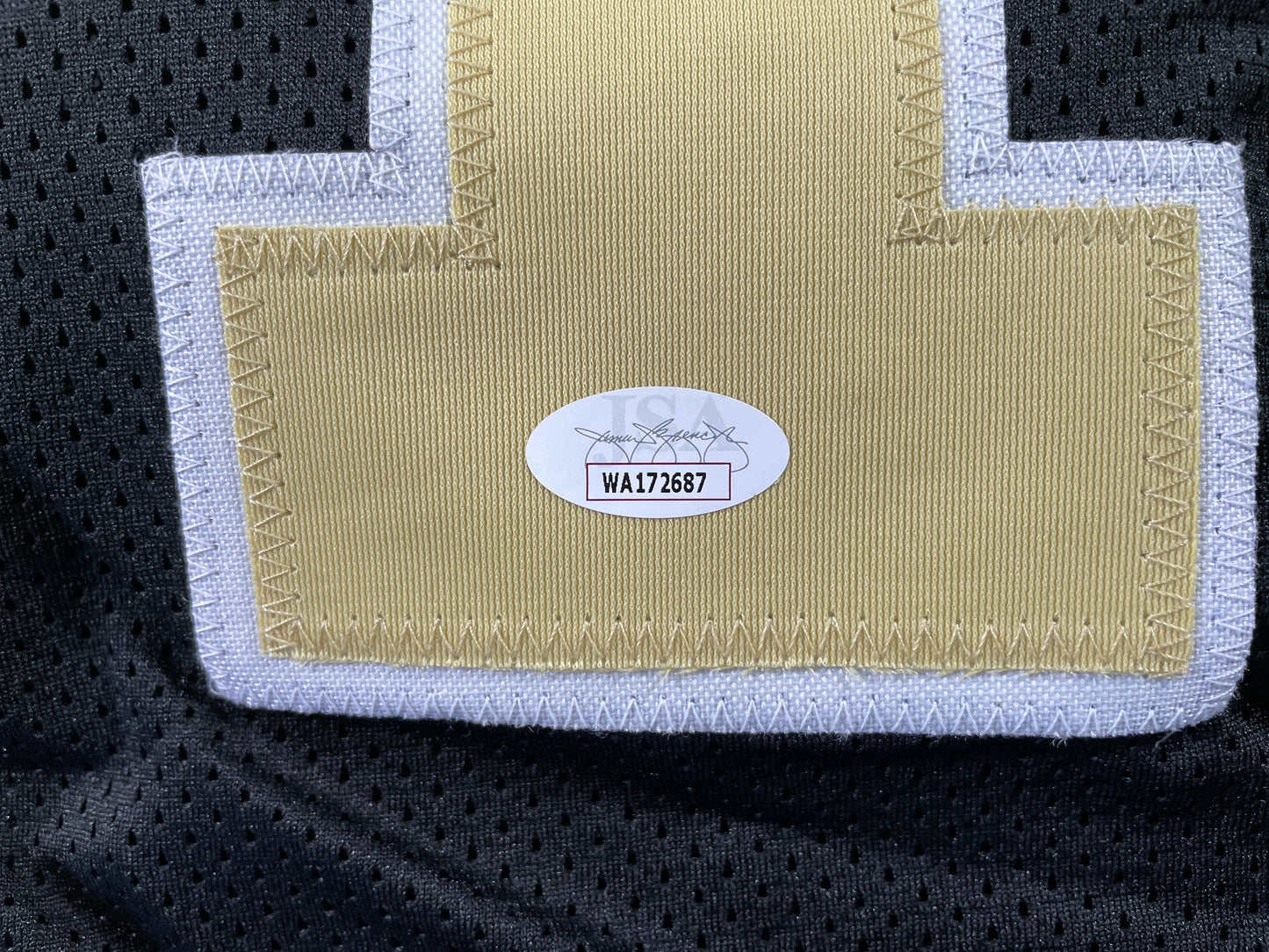 RICKY WILLIAMS NEW ORLEANS SIANTS SIGNED JERSEY w/"Smoke Weed Everyday" JSA