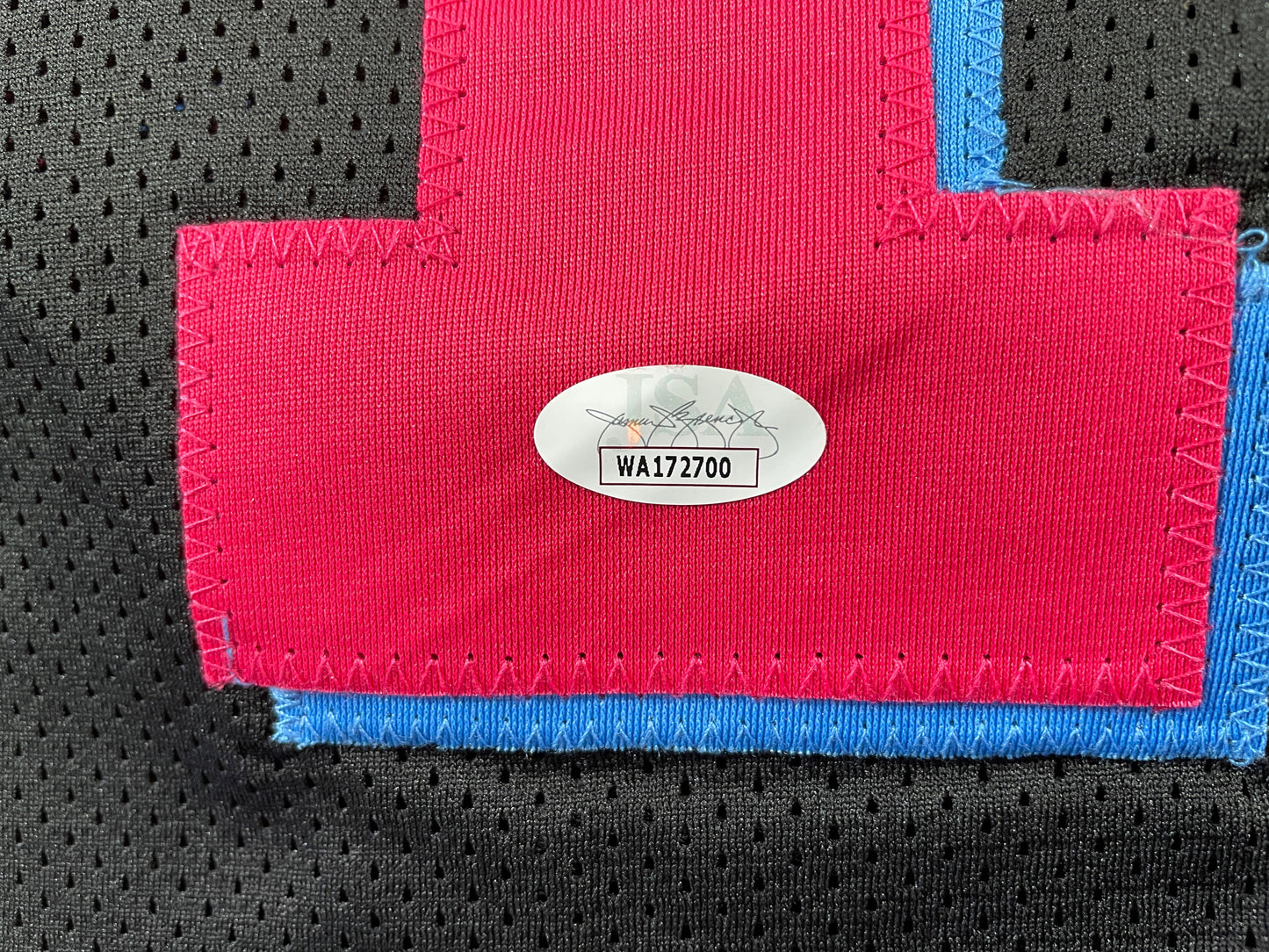 RICKY WILLIAMS VICE MIAMI DOLPHINS SIGNED JERSEY w/"Split Blunts Not Carries" JSA