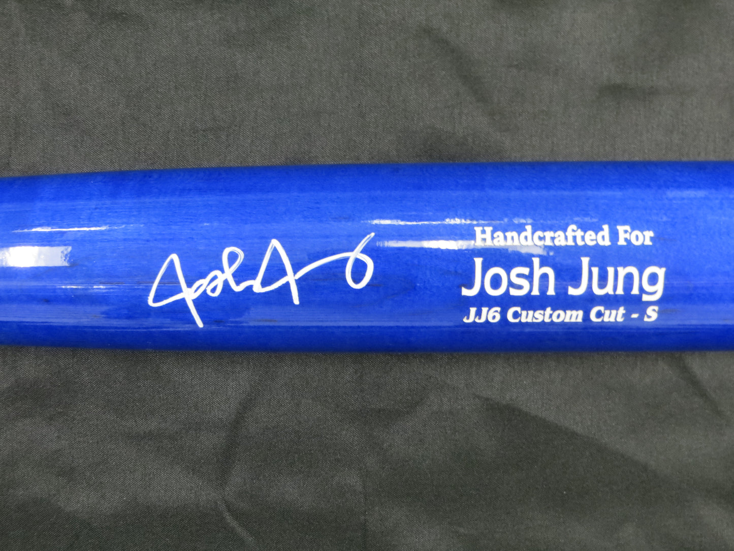 JOSH JUNG TEXAS RANGERS SIGNED Marucci PLAYER GAME MODEL Bat BAS
