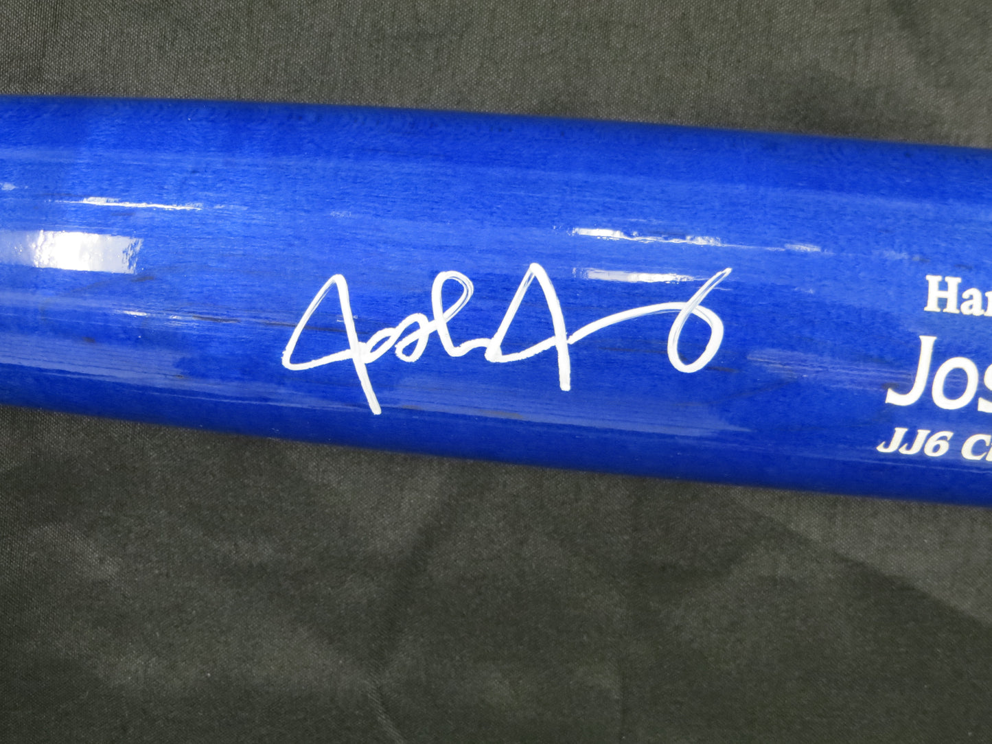 JOSH JUNG TEXAS RANGERS SIGNED Marucci PLAYER GAME MODEL Bat BAS